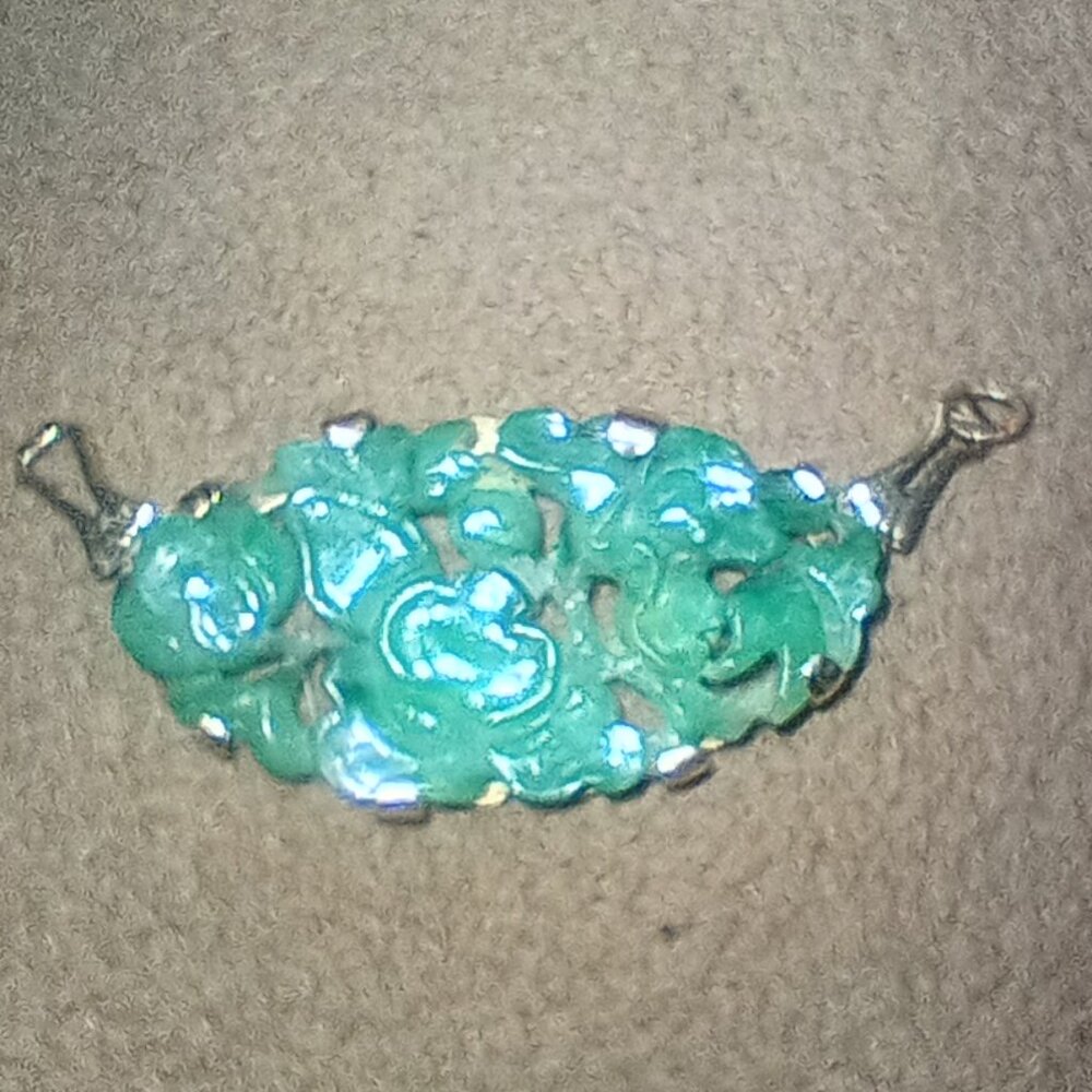 14k gold and jade